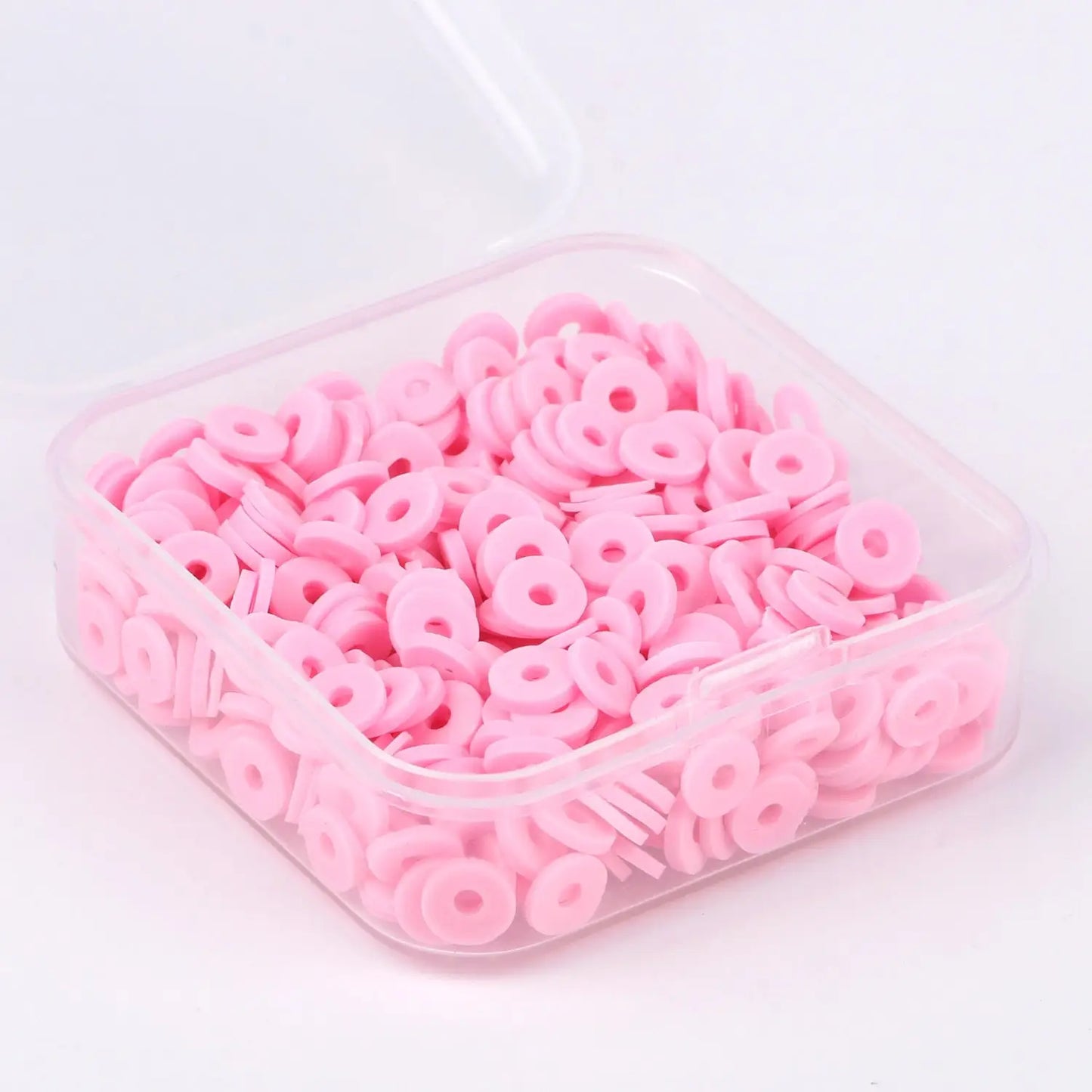 500 perles heishi en argile 6 mm