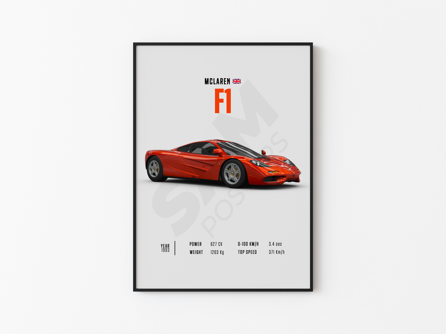 Mclaren F1 Poster