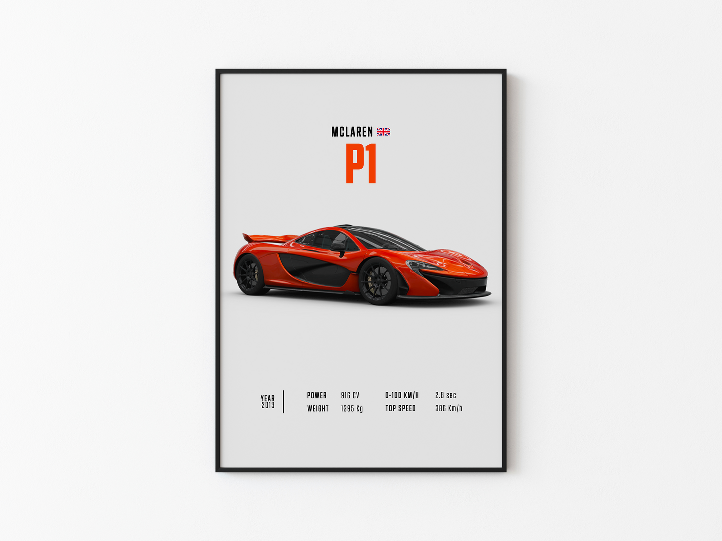Mclaren P1 Poster