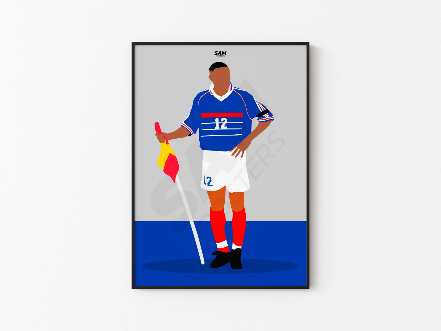 Thierry Henry Équipe de France 1998 Poster