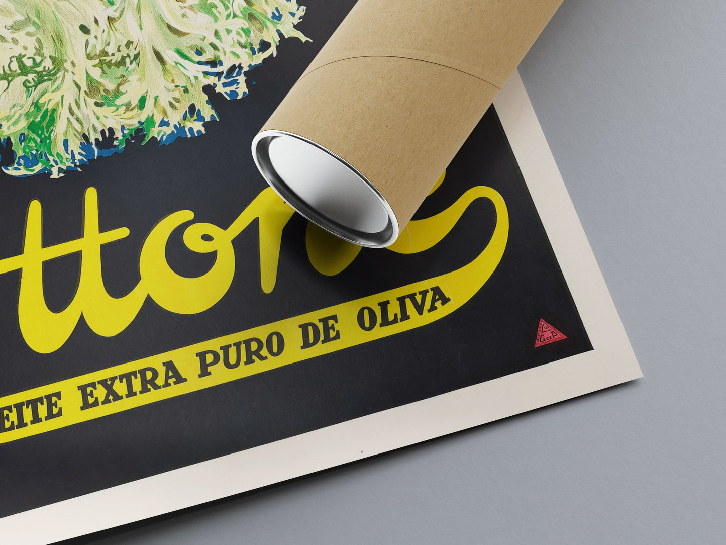 Affiche Ottone Aceite extra de oliva- Achille Luciano Mauzan - Haute Définition - papier mat 230gr/m²