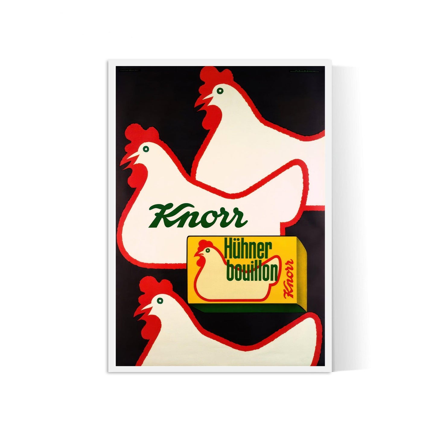 Affiche cuisine vintage "Knorr"- Haute Définition - papier mat 230gr/m²