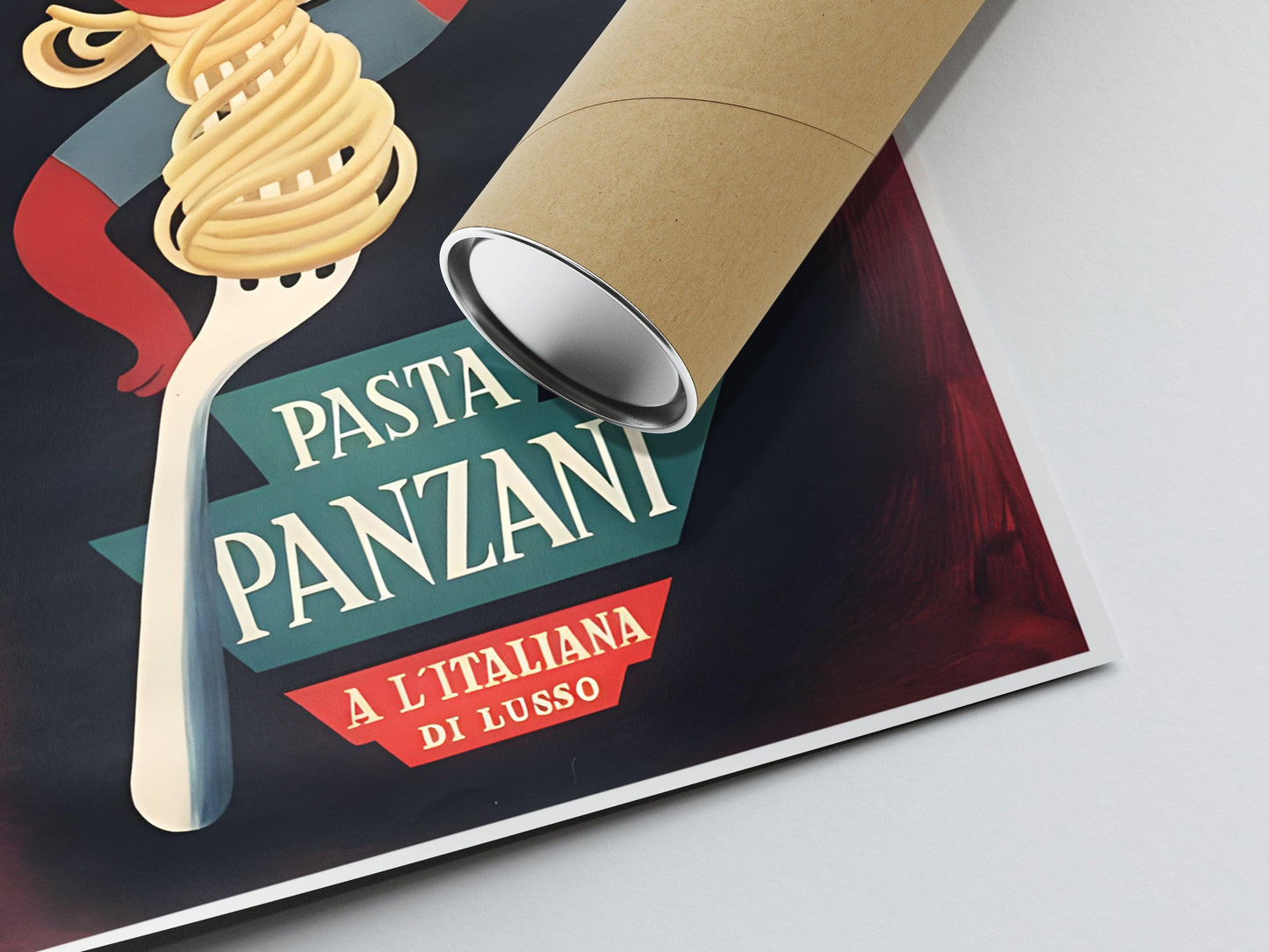 Affiche cuisine vintage "Panzani"- Hervé Morvan - Haute Définition - papier mat 230gr/m²