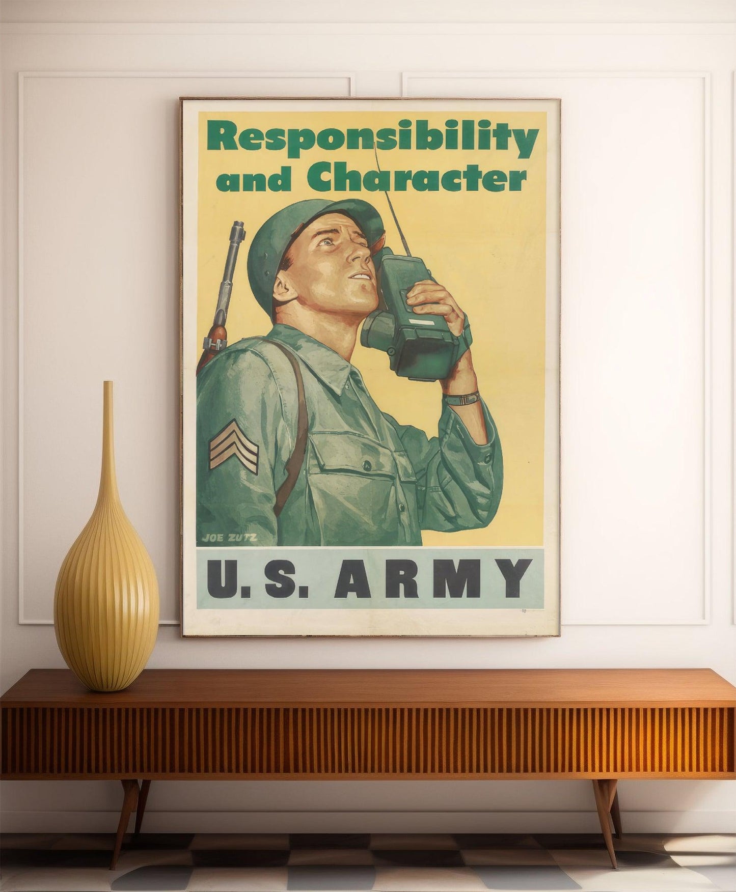 Affiche de propagande "US ARMY" - Haute Définition - papier mat 230gr/m²