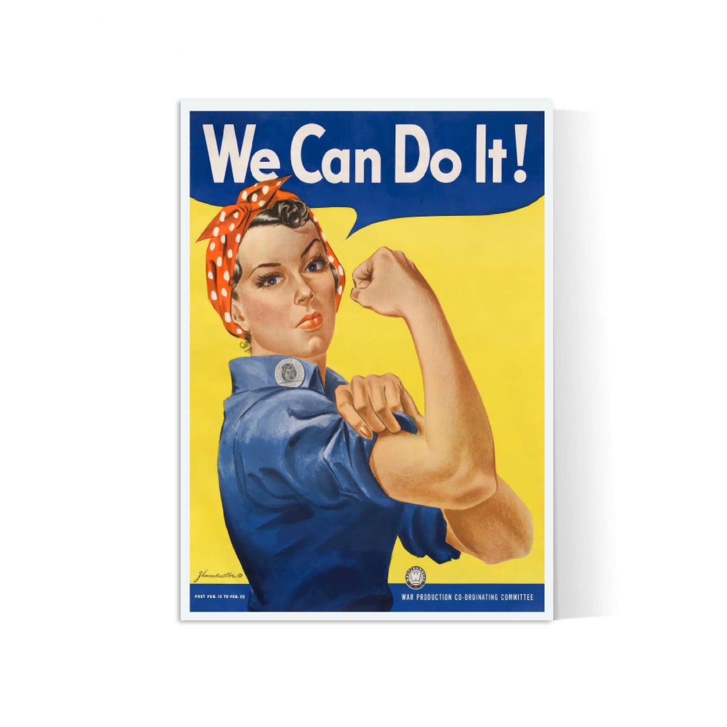 Affiche de propagande "We Can do it" - Haute Définition - papier mat 230gr/m²