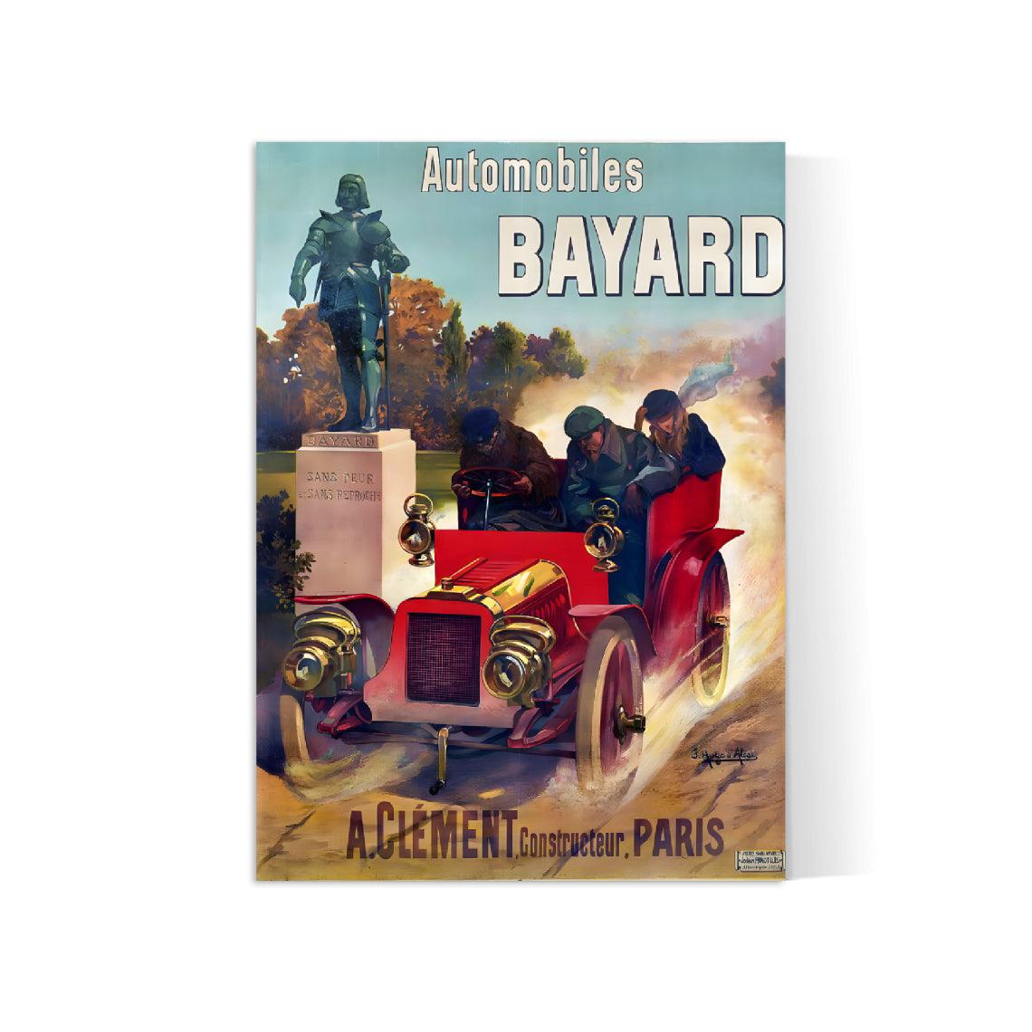 Affiche publicitaire vintage "Bayard" - Hugo d'Alesi - Haute Définition - papier mat 230gr/m²
