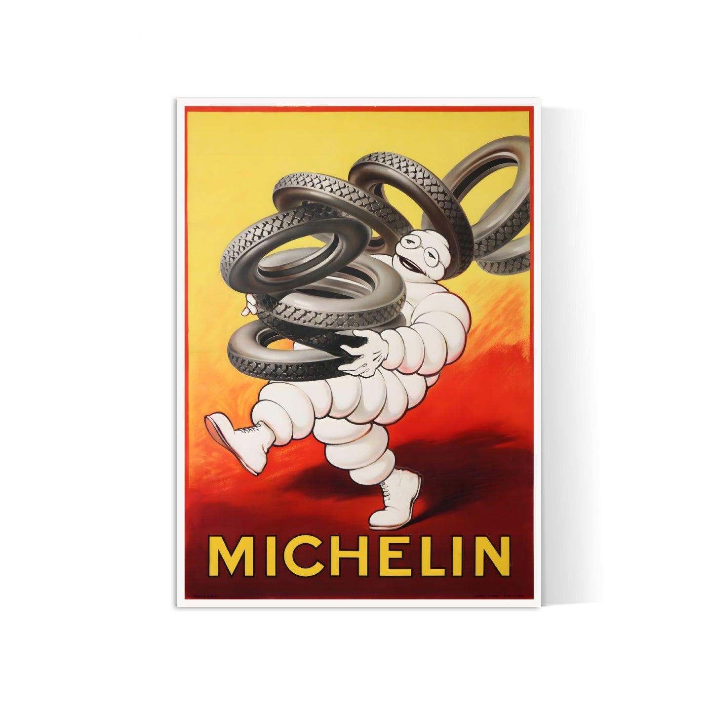 Affiche publicitaire vintage " Michelin" - O'Galop - Haute Définition - papier mat 230gr/m²