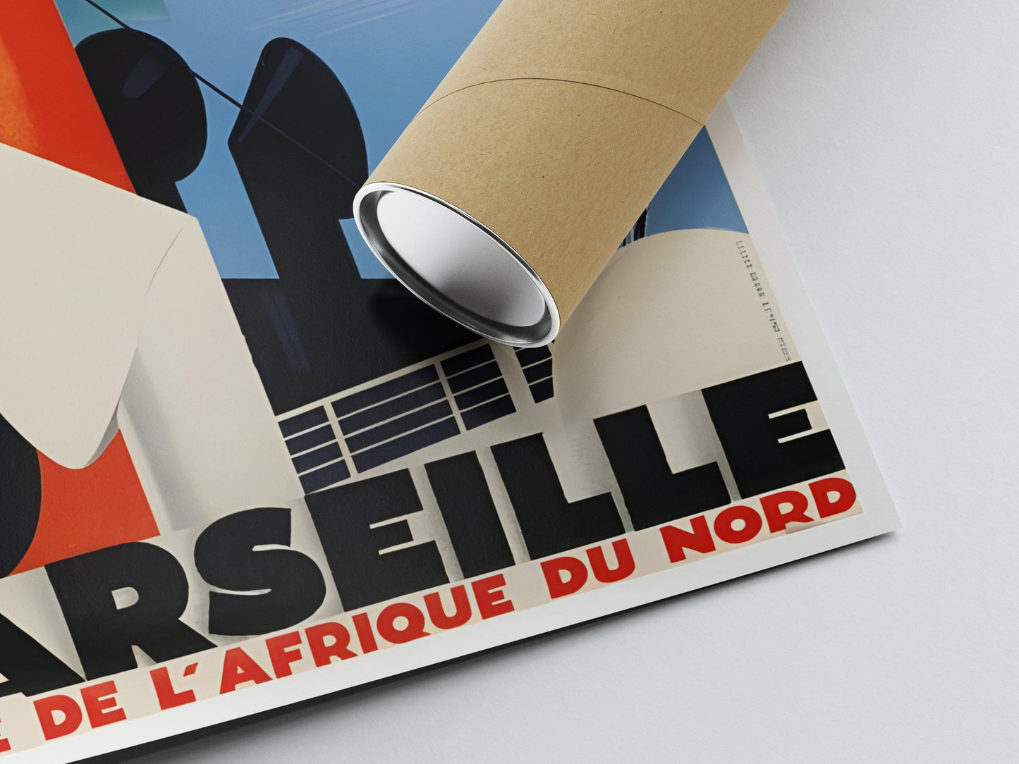 Affiche ville vintage "Marseille" - Roger Broders - Haute Définition - papier mat 230gr/m²