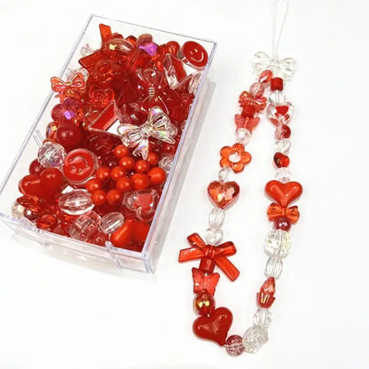 20 g de perles acryliques couleur printemps