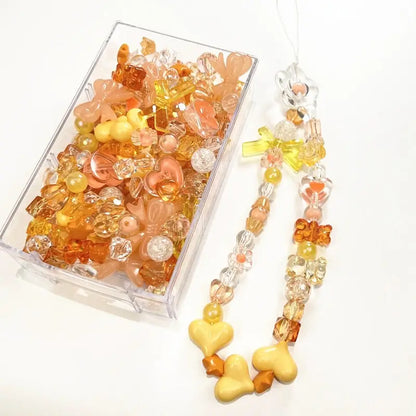 20 g de perles acryliques couleur printemps