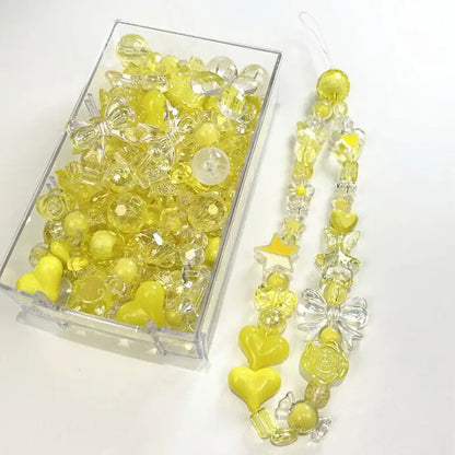 20 g de perles acryliques couleur printemps