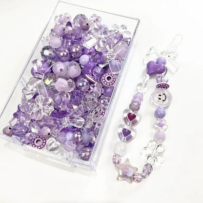 20 g de perles acryliques couleur printemps