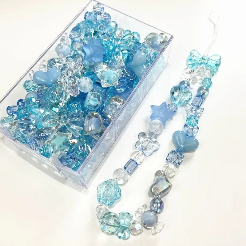 20 g de perles acryliques couleur printemps