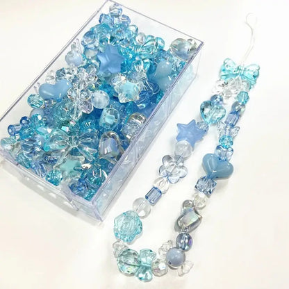 20 g de perles acryliques couleur printemps