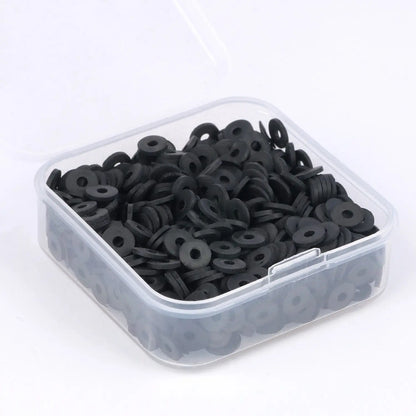 500 perles heishi en argile 6 mm