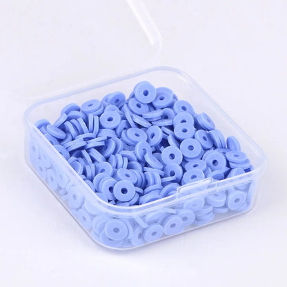 500 perles heishi en argile 6 mm