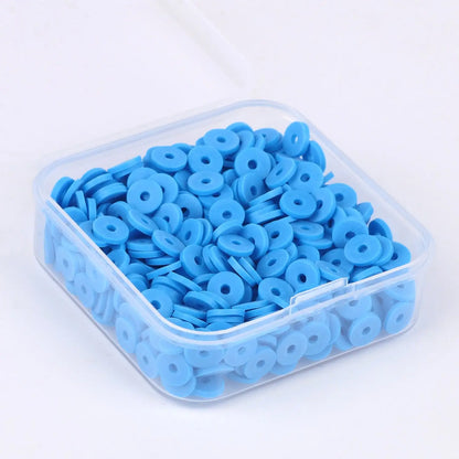 500 perles heishi en argile 6 mm