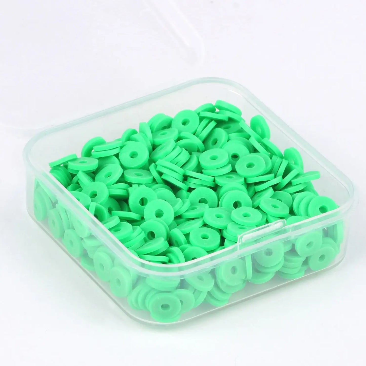 500 perles heishi en argile 6 mm