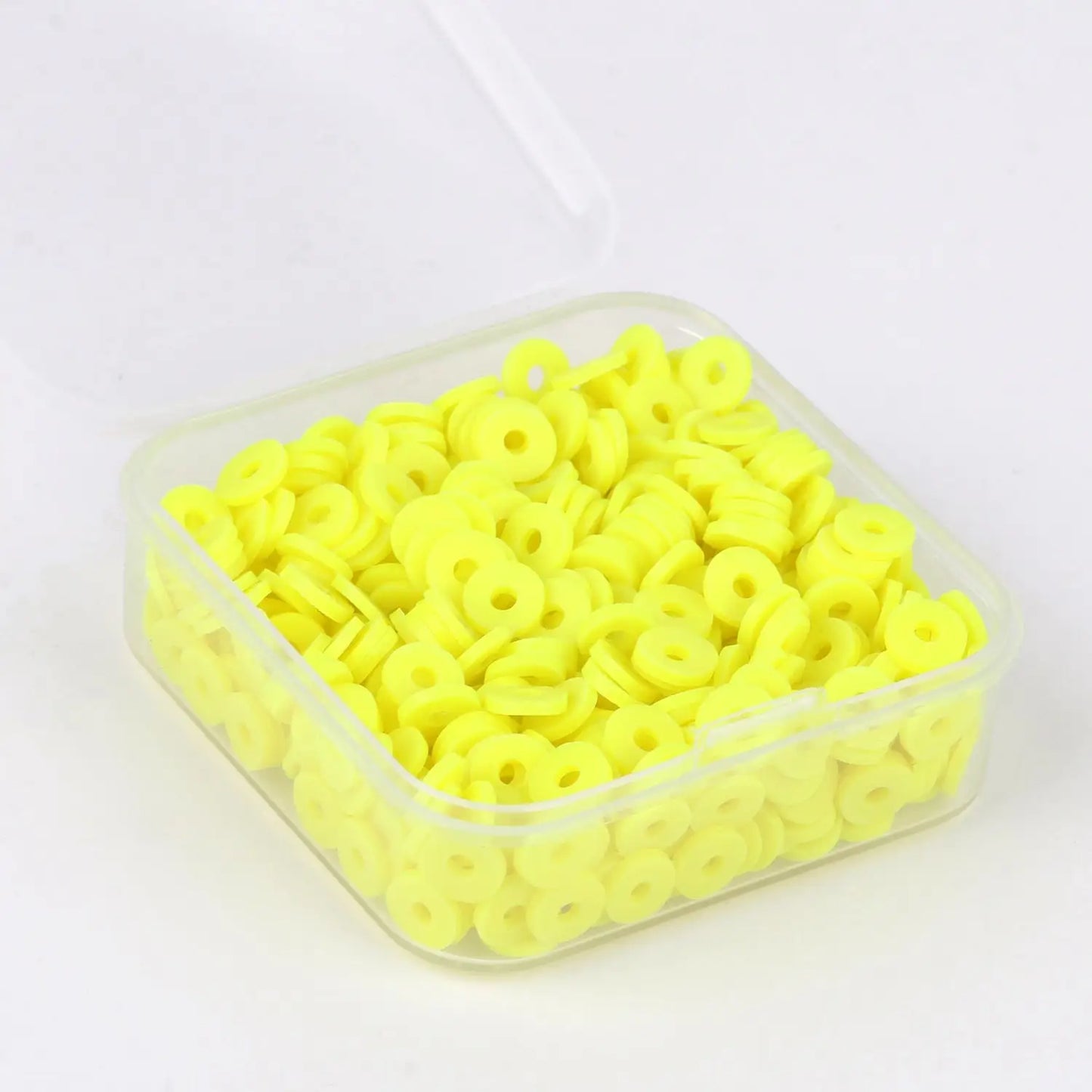 500 perles heishi en argile 6 mm