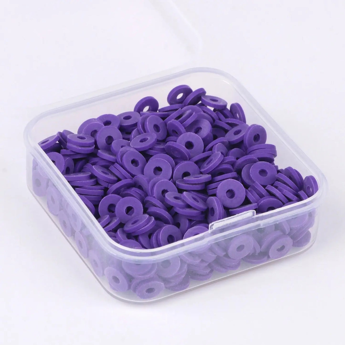 500 perles heishi en argile 6 mm