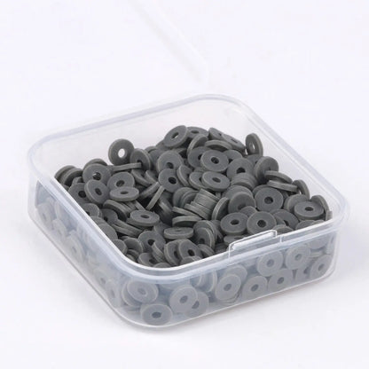 500 perles heishi en argile 6 mm