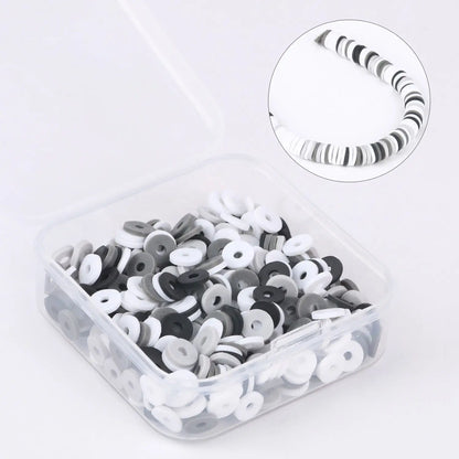 500 perles heishi en argile 6 mm