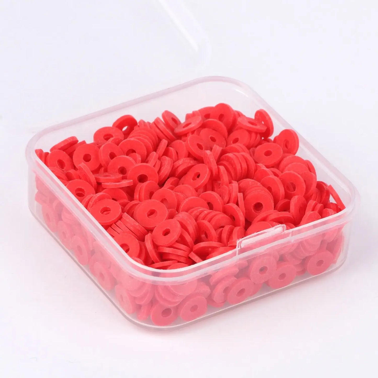 500 perles heishi en argile 6 mm