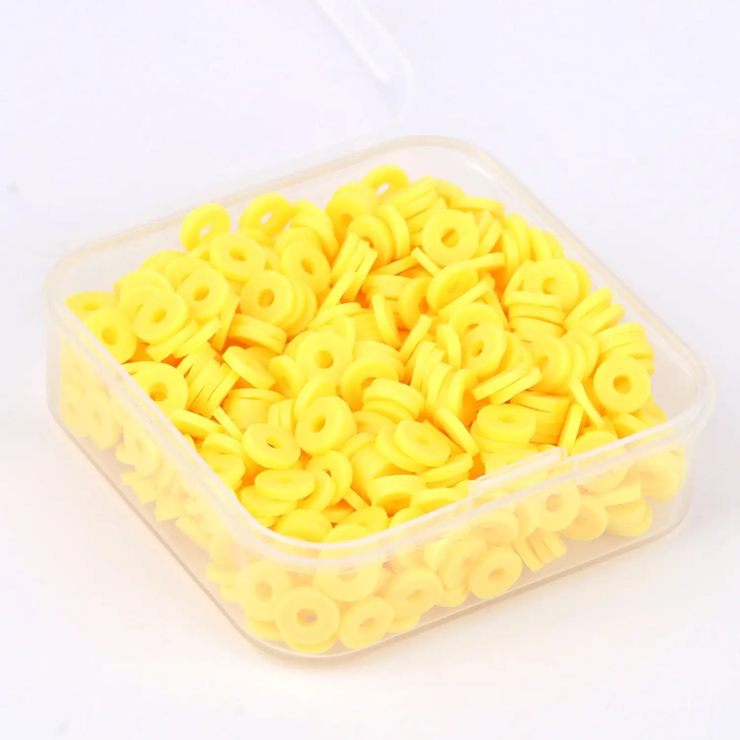 500 perles heishi en argile 6 mm