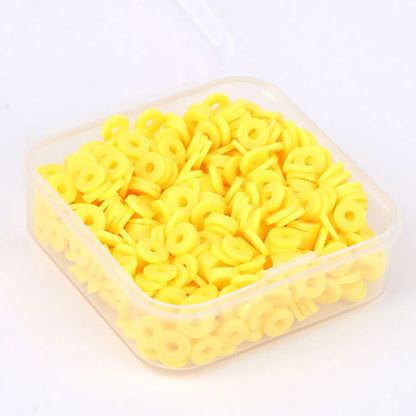 500 perles heishi en argile 6 mm