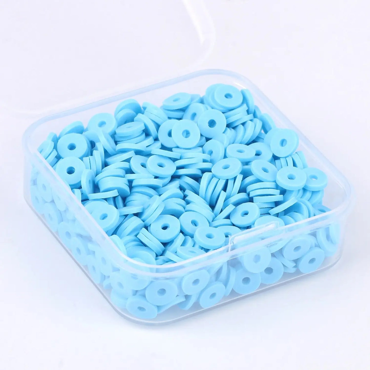 500 perles heishi en argile 6 mm