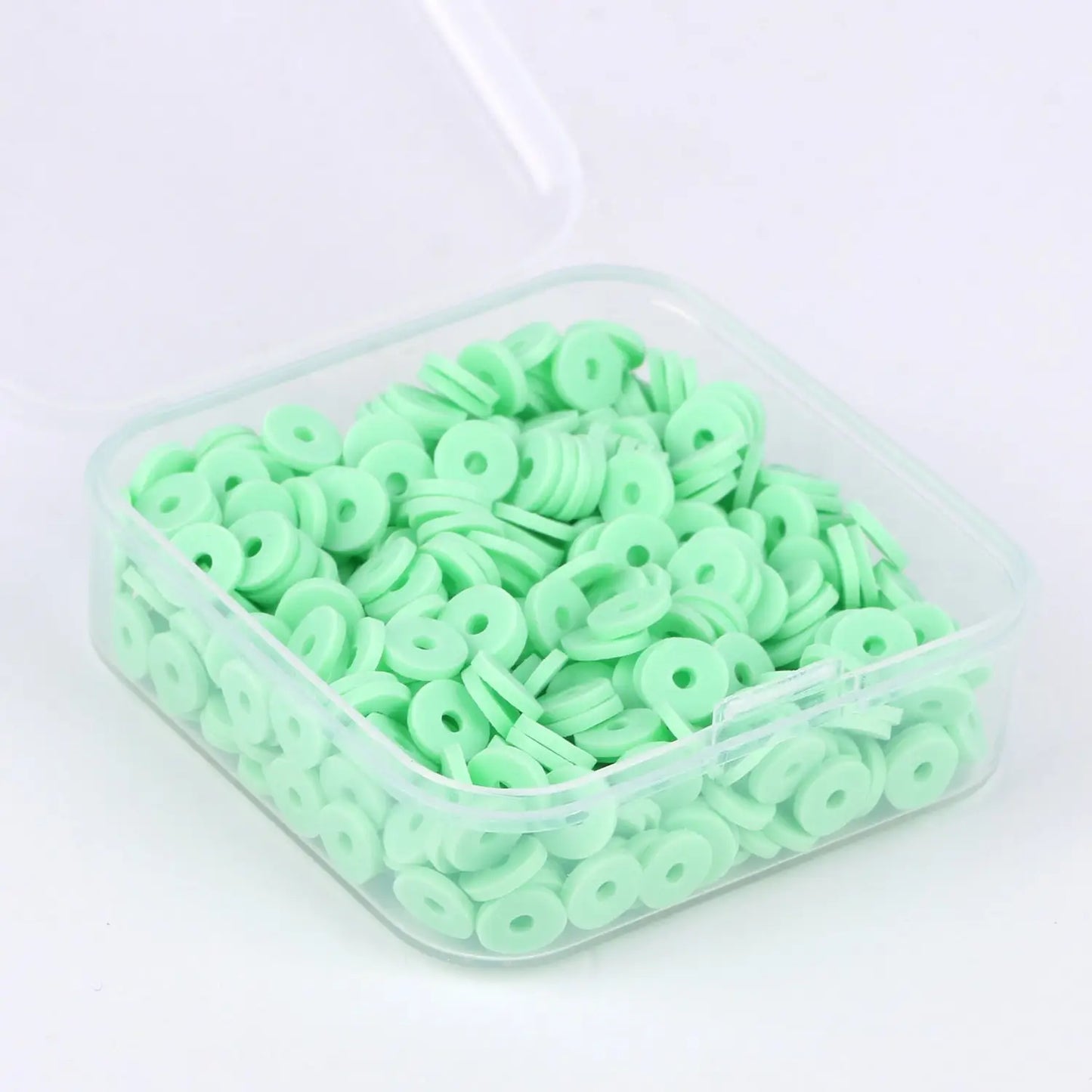 500 perles heishi en argile 6 mm