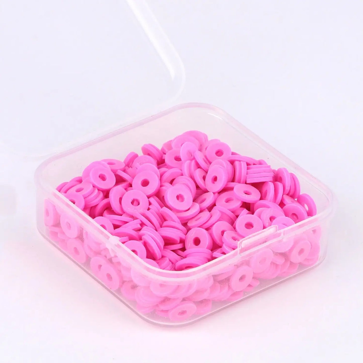 500 perles heishi en argile 6 mm