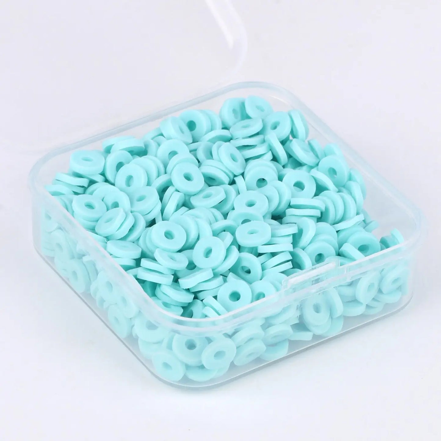 500 perles heishi en argile 6 mm