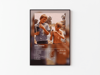 Adieu Bientôt Columbine Poster