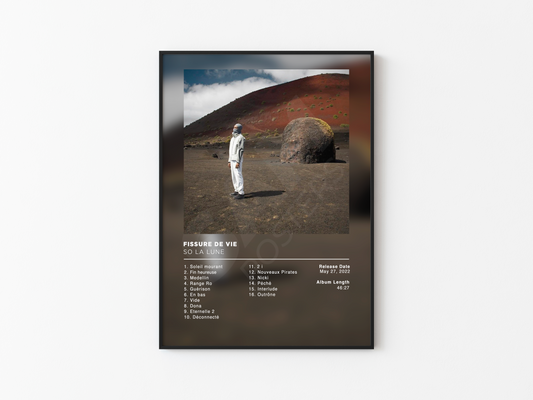 Fissure de vie So La Lune Poster