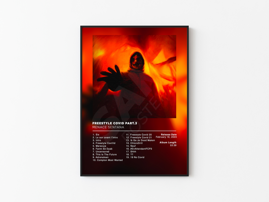 Freestyle Covid Part.3 Menace Santana Poster