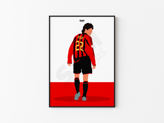 Ricardo Kaka AC Milan Poster