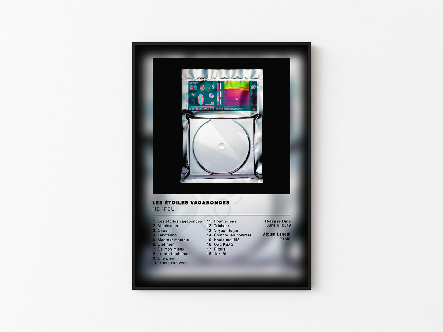 Les étoiles Vagabondes Nekfeu Poster