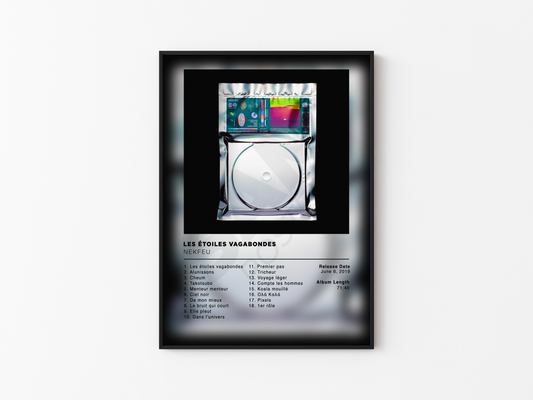 Les étoiles Vagabondes Nekfeu Poster