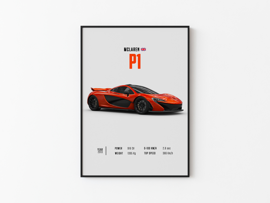 Mclaren P1 Poster
