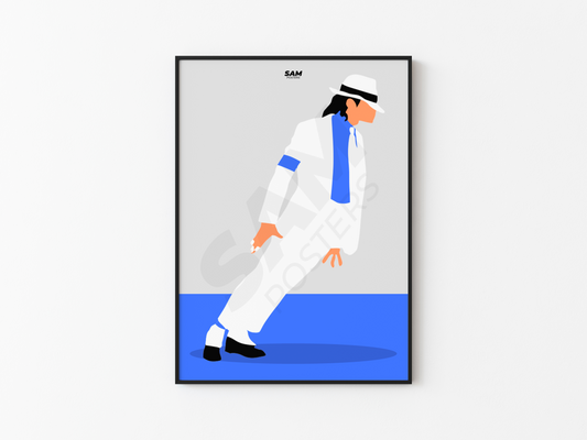 Michael Jackson Minimaliste Poster