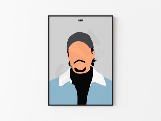 Nekfeu Minimaliste Poster