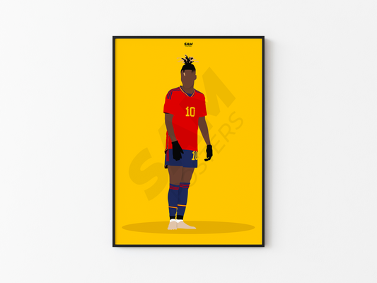 Nico Williams Espagne Poster