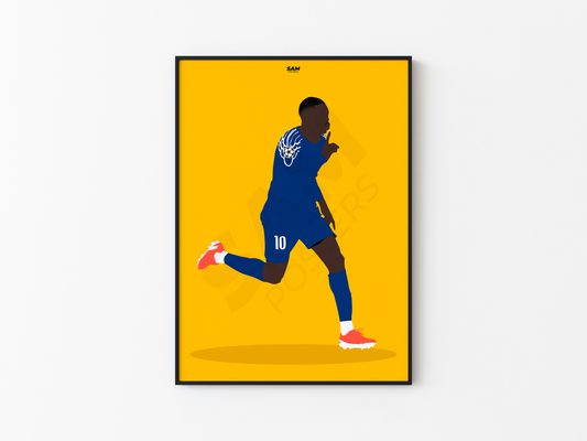 Ousmane Dembele PSG Poster