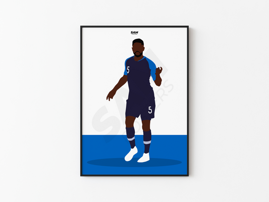 Samuel Umtiti France 2018 Poster