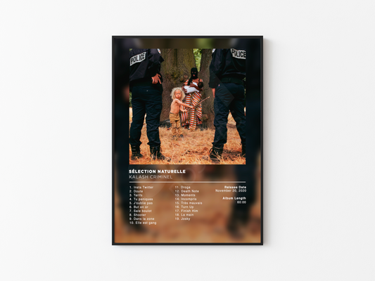 Selection Naturelle Kalash Criminel Poster