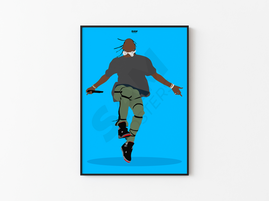 Travis Scott Minimaliste Poster