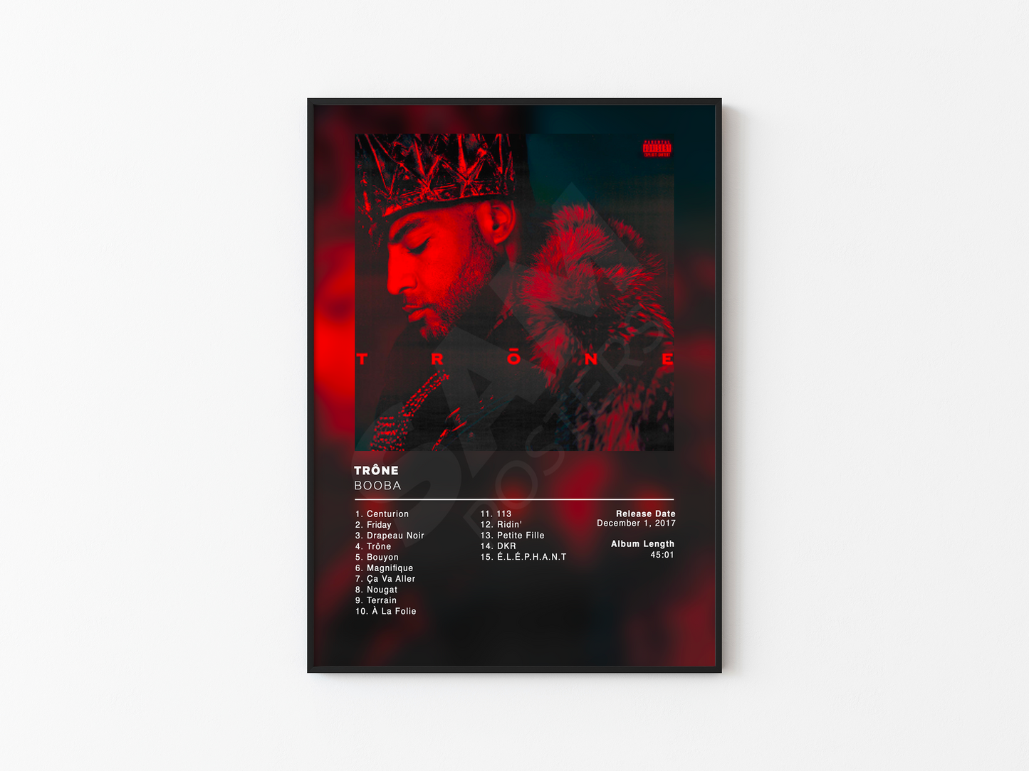TRONE BOOBA POSTER
