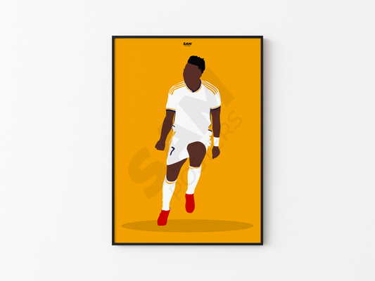 Vinicius Junior Real Madrid Poster