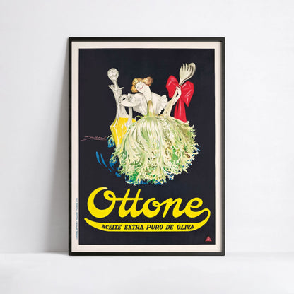 Affiche Ottone  Aceite extra de oliva- Achille Luciano Mauzan - Haute Définition - papier mat 230gr/m²